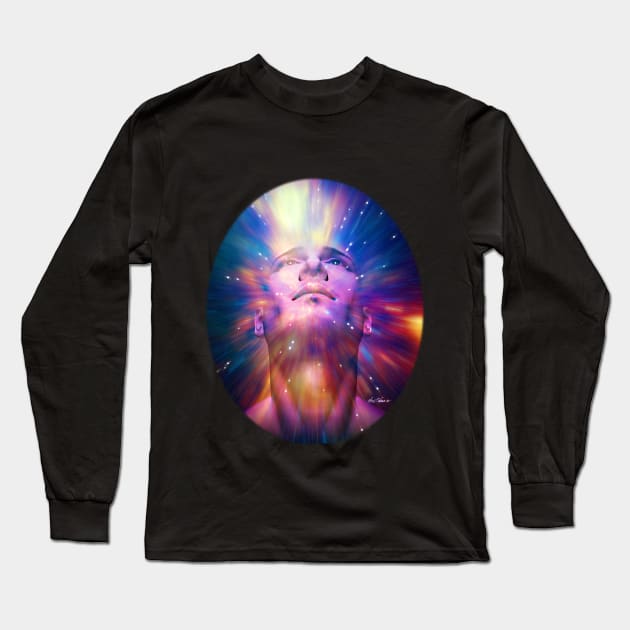 Epiphany Oval Long Sleeve T-Shirt by NateOwens